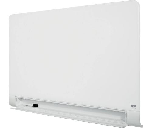 Klaastahvel-magnettahvel Nobo laiekraan 1260x710mm 57" ümardatud nurgad valge