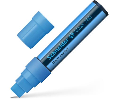 Kriidimarker/klaastahvlimarker SCHNEIDER Maxx 260, 2-15mm, helesinine