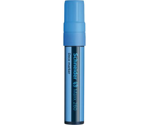 Kriidimarker/klaastahvlimarker SCHNEIDER Maxx 260, 2-15mm, helesinine