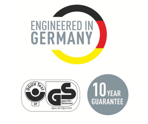 Klammerdaja & augulööja komplekt LEITZ Mini Wow 10 lehte pärlvalge (nr10 klambrid)