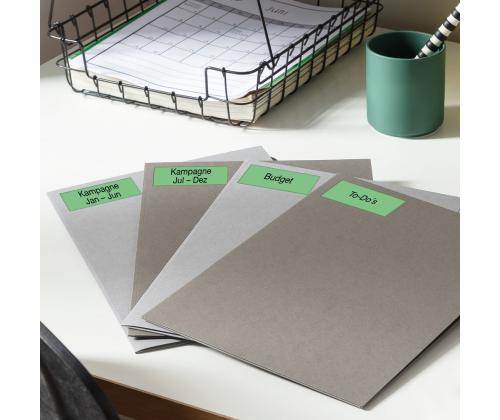 Kleebisetikett AVERY Zweckform 25,4x10mm 20 lehte eemaldatav roheline (L6049-20)