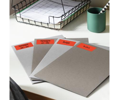 Kleebisetikett AVERY Zweckform 70x37mm 100 lehte punane (3448)