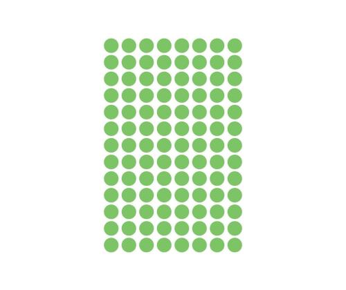 Kleebisetikett AVERY Zweckform Q8mm neoonroheline 416 tk (3179)