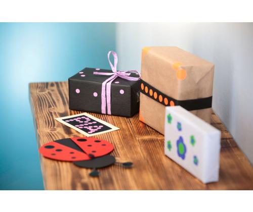 Kleebisetikett AVERY Zweckform Q8mm neoonroheline 416 tk (3179)