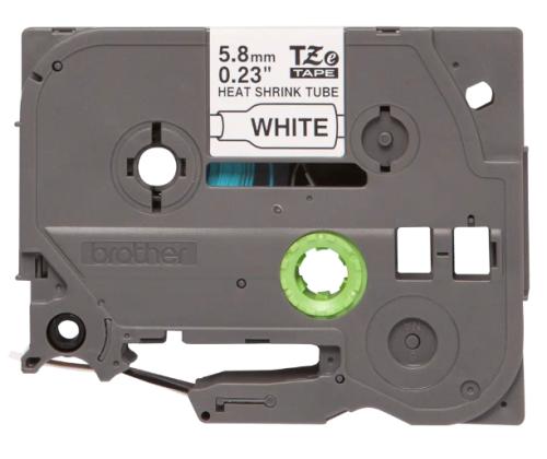 Kleepkirjalint Brother HSE-211 5.8mm termokahanev rüüs must/valgel analoog