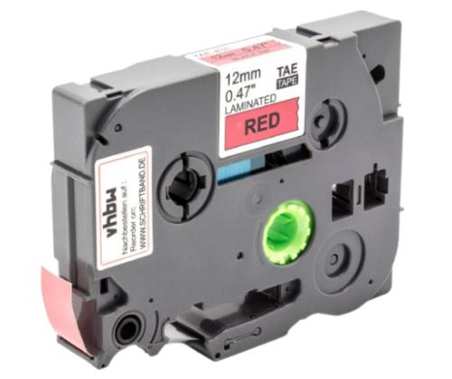 Kleepkirjalint Brother Strong TZE-S431 12mm must/punasel analoog