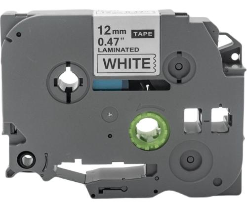 Kleepkirjalint BROTHER TZE-231 12mm mustvalgel analoog