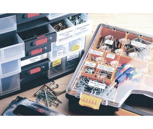 Kleepkirjalint BROTHER TZE - 631 12mm must kollasel