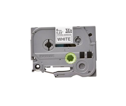 Kleepkirjalintmarkeerimislint BROTHER Strong TZE-S211 6mm mustvalgel analoog