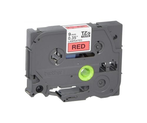 Kleepkirjalintmarkeerimislint BROTHER TZE-421 9mm mustpunasel analoog