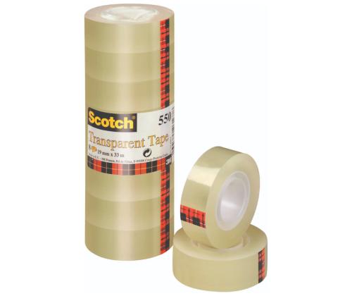 Kleeplint 12mm x 33m SCOTCH 550 kristallselge