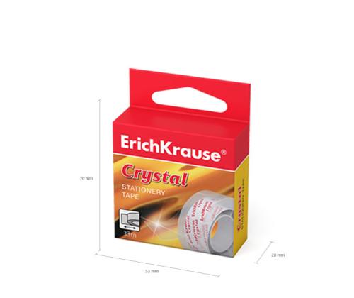 Kleeplint 18mm x 33m ERICH KRAUSE Crystal Clear