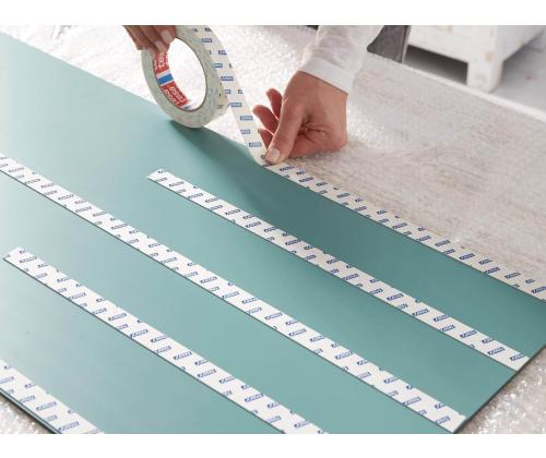 Kleeplint TESA, kahepoolne 19mmx1,5m, läbipaistev