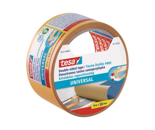 Kleeplint TESA kahepoolne 50mmx10m, paigaldusteip