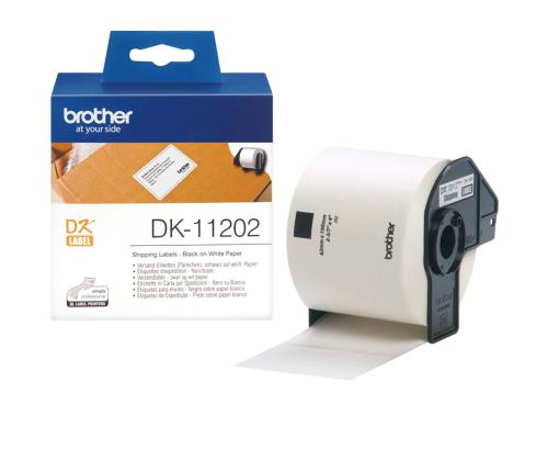 Kleepsetikett rullis 62x100mm DK11202