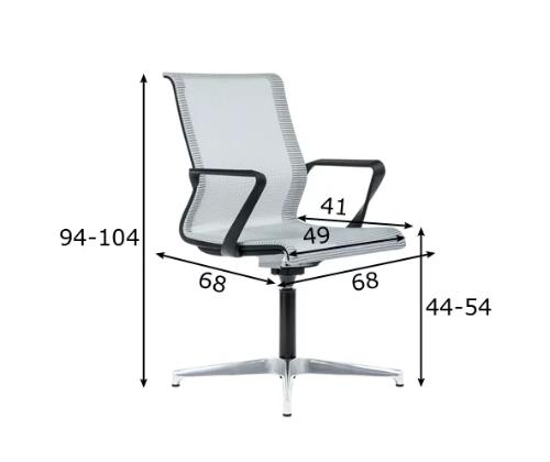 Klienditool / kontoritool ANTARES, must raam