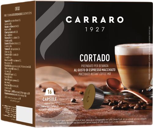 Kohvikapsel CARRARO, Cortado, 16tk