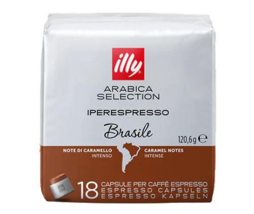Kohvikapslid ILLY Arabica Selection Brazil, 18tk