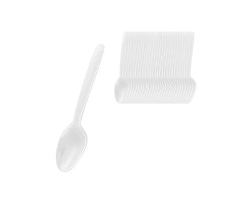Kohvilusikad plastist 12cm 100tk (korduvkasutatavad)