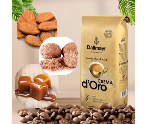 Kohvioad DALLMAYR Crema d`Oro, 1kg