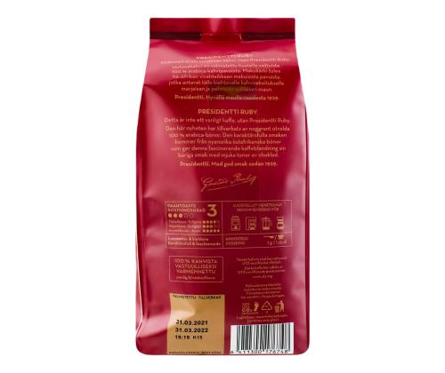 Kohvioad PAULIG Presidentti Ruby 400g