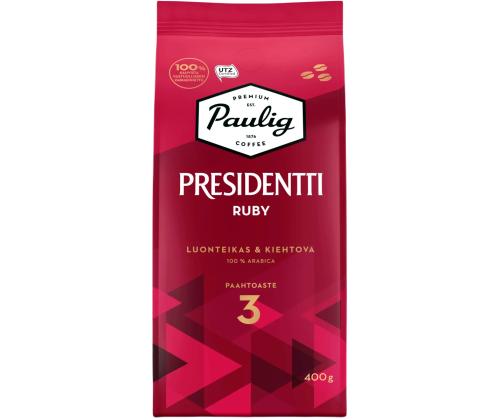 Kohvioad PAULIG Presidentti Ruby 400g
