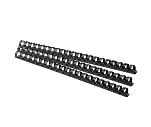 Köitespiraal 16mm (101-145 lehte) plast must 100tk