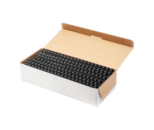 Köitespiraal 16mm (101-145 lehte) plast must 100tk