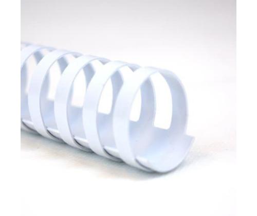Köitespiraal 32mm plast valge 50tk pakis