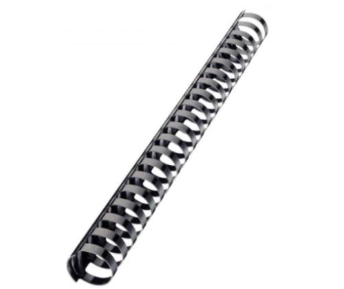 köitespiraal 8mm plast must 50-le lehele	