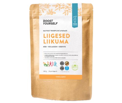 Kollageen + MSM + kibuvits BOOST YOURSELF ananassimaitseline 300g