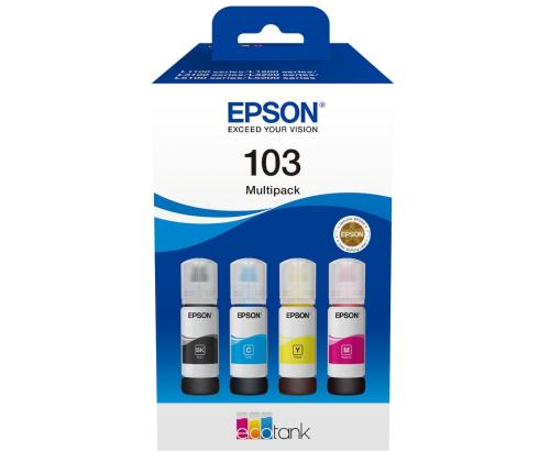 Tindikassett Epson EcoTank 103 Multipack CMYK L1210 L3210 L3211 L3256 L3260 L3266 L11050 L1250 L3210 L3250 L3260