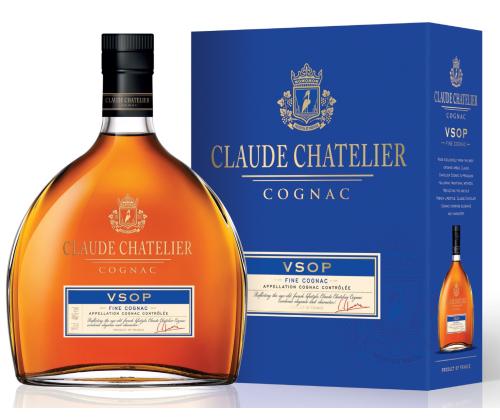 Konjak CLAUDE CHATELIER VSOP 40% 700ml karbis