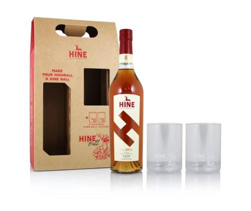 Konjak Hine VSOP Fine Champagne 0,7L + 2 klaasi