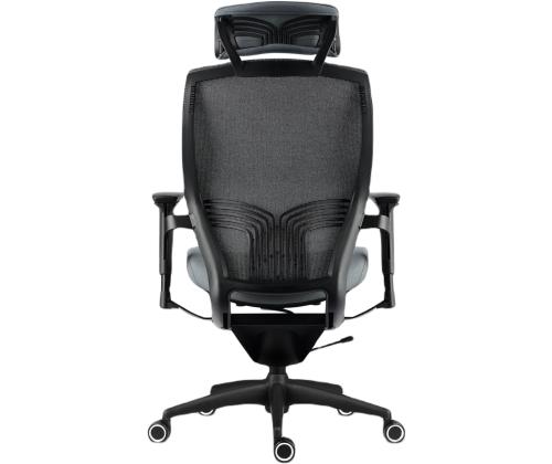 Kontoritool EVORA  Plus aktiivtöötool must peatoega