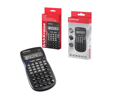 Koolikalkulaator 10-kohaline ERICH KRAUSE SC-920 Classic, must