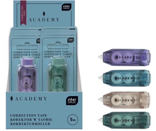 Korrektuurlint INTEDRUK Mini Academy 5m assortii