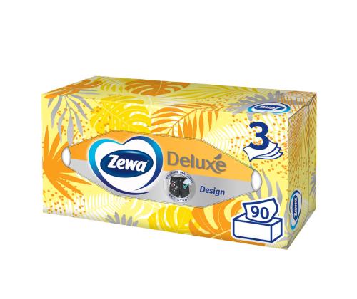 Kosmeetilised salvrätikud 3-kihiline ZEWA Deluxe Design 90tkkarp