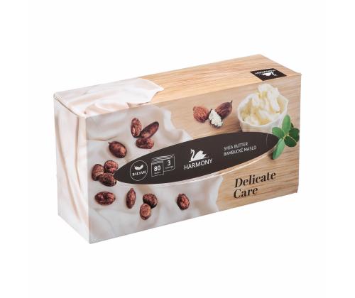 Kosmeetilised salvrätikud HARMONY 3-kihiline 80tk