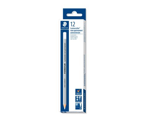 Kuiv marker STAEDTLER Lumocolor kustutatav valge