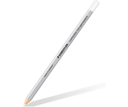 Kuiv marker STAEDTLER Lumocolor kustutatav valge