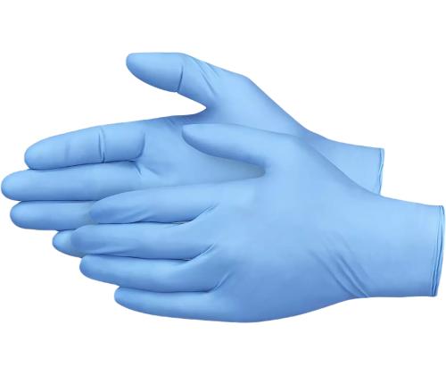 Kummikindad nitriilkindad puudrita L sinised, 100tk