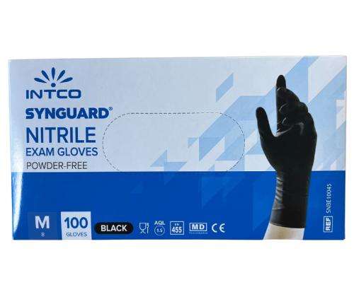 Kummikindad nitriilkindad puudrita M suurus WP mustad 100tk
