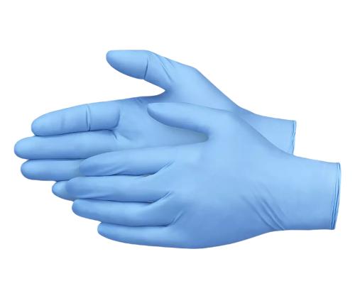 Kummikindad nitriilkindad puudrita M sinised, 100tk