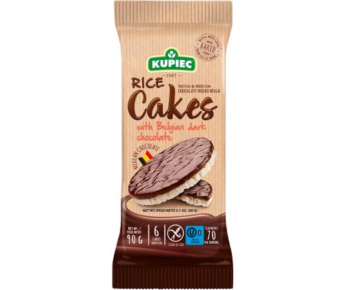 KUPIEC Riisivahvlid tumeda šokolaadiga 90g