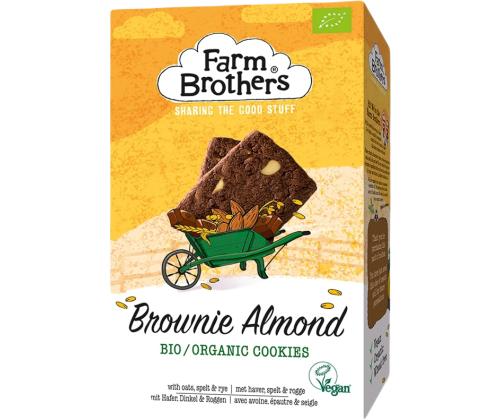 Küpsised Brownie & Almond FARM BROTHERS, 150g, vegan
