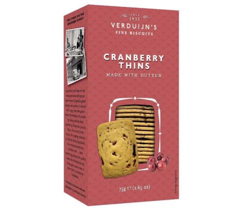 Küpsised jõhvika, VERDUIJN`S, 75gr