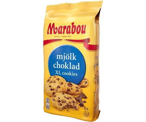 Küpsised MARABOU, piimašokolaadiga, 184 g