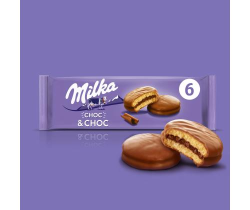 Küpsised MILKA Choc & Choc, 150g
