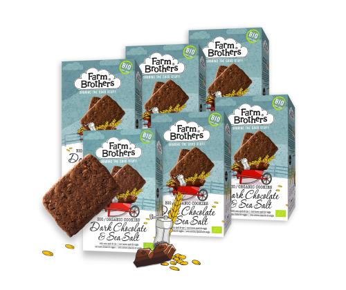 Küpsised tumeda šokolaadi & Meresoolaga FARM BROTHERS, 150g